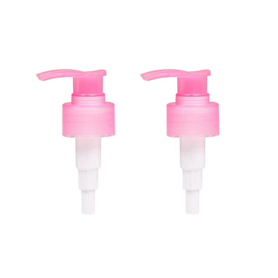 24mm 28mm Lotion Dispenser Pomp Aangepaste Kleur Geribbelde Sluiting PP Plastic Lotion Pomp