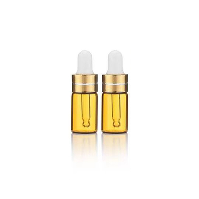 Essentiële olie fles 5ml 10ml 15ml 20ml 30ml 50ml 100ml met transparante goudkleur
