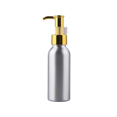 100ml 150ml 250ml Zilver geanodiseerde aluminium fles Cosmetische verpakking Aluminium fles