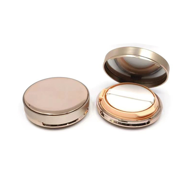 Cream Box Air Cushion Foundation Box met poederpuff en spiegel