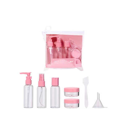 Reisset Flesjes Set Draagbaar Navulbaar Plastic Shampoo Huidverzorging Spray Lotion Reis Cosmetica