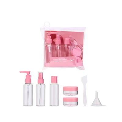 Reisset Flesjes Set Draagbaar Navulbaar Plastic Shampoo Huidverzorging Spray Lotion Reis Cosmetica