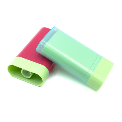 Roterende opneembare plastic flessen in verschillende kleuren kunnen worden gebruikt voor zonnebrandcrème en lichaamscrème