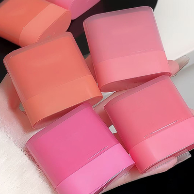 Verpakkingscontainer voor herbruikbare cosmetische verpakkingen van kunststof