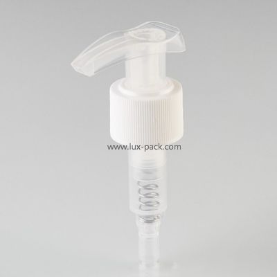 Op maat gemaakte hoogwaardige 24/28mm plastic lotion pomp met verschillende kleur voor huidverzorgingslotion
