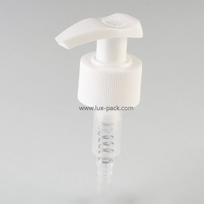 Op maat gemaakte hoogwaardige 24/28mm plastic lotion pomp met verschillende kleur voor huidverzorgingslotion