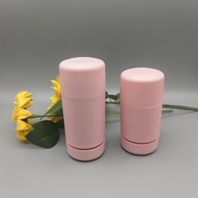 Elegant Uiterlijk Roze Kleur 15g 30g 50g Deodorant Balsem Stick Met Ronde Cirkelvorm
