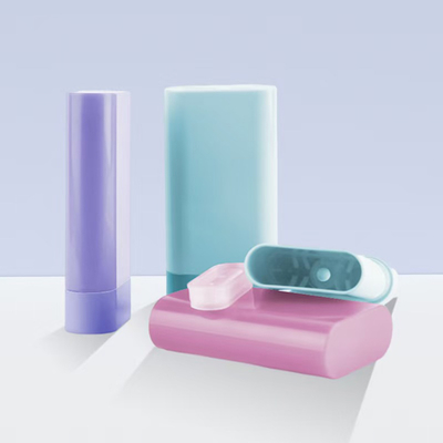 Metalen veer bodemvulling 20g Plastic Deodorant Balsem Stick Container Accepteer kleuren maken
