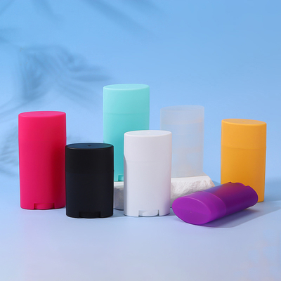 Diverse kleuren ronde vorm 35g 50g 75g PP plastic body geur deodorant balsem stick