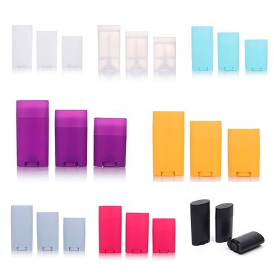 Roterend Gebruik 35g 50g 75g PP Plastic Body Fragrance Deodorant Balsem Stick