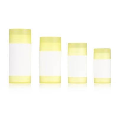 Ronde vorm 35g 50g 75g PP Dubbele schelp Lichaamsgeur Deodorant Balsem Stick Container