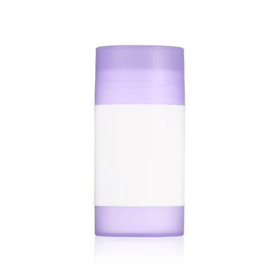 Ronde vorm 35g 50g 75g PP Dubbele schelp Lichaamsgeur Deodorant Balsem Stick Container