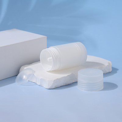 Ronde vorm 35g 50g 75g PP Dubbele schelp Lichaamsgeur Deodorant Balsem Stick Container
