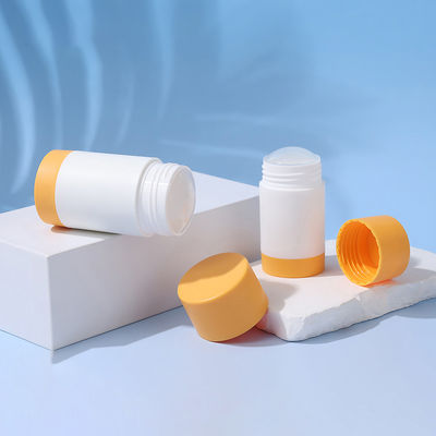 Nieuw ontwerp 35g 50g 75g PP Double Shell Body Fragrance Deodorant Balsem Container voor persoonlijke verzorging