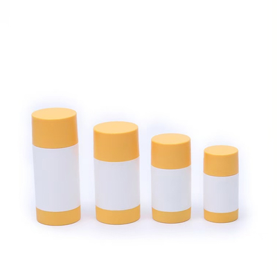 Draaiend ontwerp 30g 50g 75g 100g Dubbel PP Shell Geurcontainer Deodorant Stick