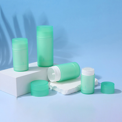 Draaiend ontwerp 30g 50g 75g 100g Dubbel PP Shell Geurcontainer Deodorant Stick