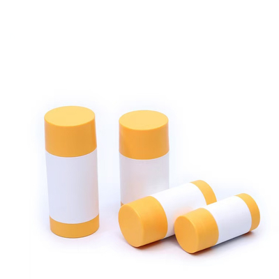 Draaiend ontwerp 30g 50g 75g 100g Dubbel PP Shell Geurcontainer Deodorant Stick