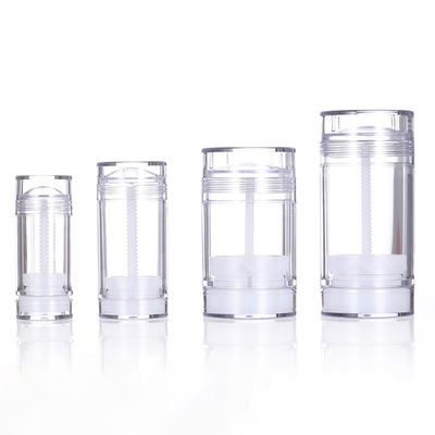 Cilindrische 15g 30g 50g 75g 100g AS Plastic Geurcontainer Lege Deodorantbalsem
