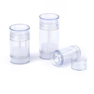 Cilindrische 15g 30g 50g 75g 100g AS Plastic Geurcontainer Lege Deodorantbalsem