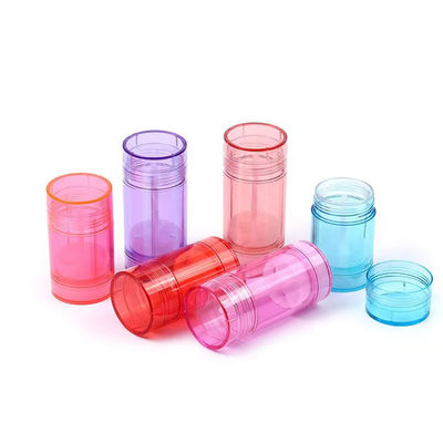 Aangepaste Kleur OEM 15g 30g 50g 75g 100g AS Plastic Lichaam Geur Container Lege Deodorant Balsem