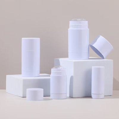 Nieuwe Verschijning 15g 30g 50g 75g 100g AS Plastic Ronde Vorm Lichaam Parfum Lege Deodorant Stick