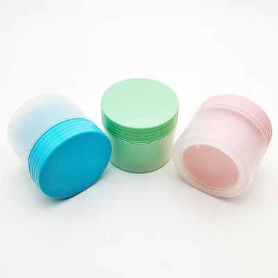 Matt Oppervlak Eco Friendly 80g Verschillende Kleuren Leeg Ronde Vorm PP Plastic Cream Jar