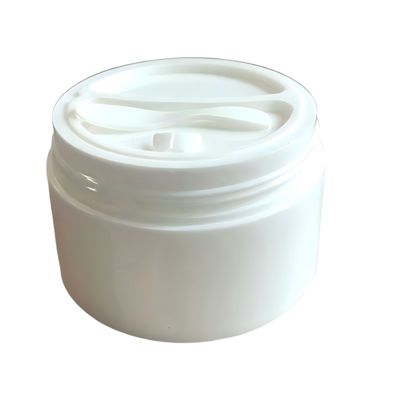 Hot Selling Eco Friendly 50g+50g Double Layer Cream Jar With Spoon