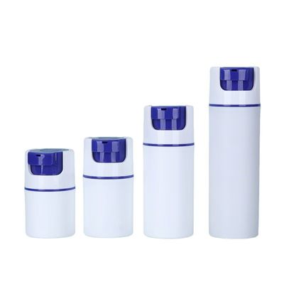 Unique Pump Design 50ml 100ml Airless Bottle with Crimp Dispenser Pump Accept Customization