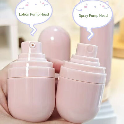 15 ml 30 ml 50 ml Plastic ABS Cosmetic Packaging Luxury Concealer Foundation Lotion Airless Pump Flasje Met Clear Cap Mist Sprayer Creme Pump Head Upside Down Vacuum Pressed