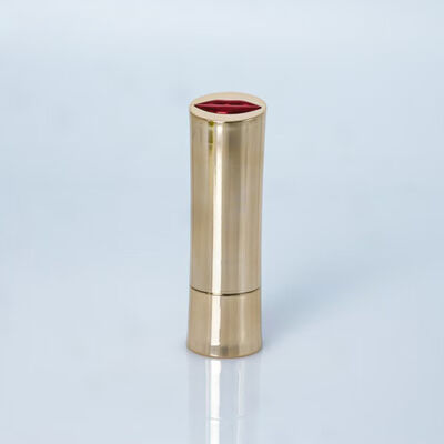 3.5g Lipstick Cosmetische Plastic Verpakking Custom logo Leeg Goud Slim Lipstick Buizen Lipbalsem Fles