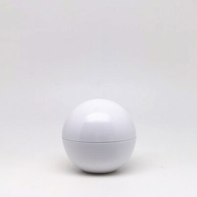 Bolvormige plastic crème pot met 5g 25g 50g 80g Accepteer verschillende kunstwerken bedrukking Gebruikt voor huidverzorgingsverpakkingen