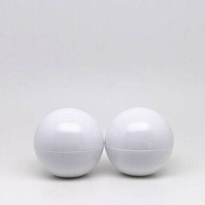 Bolvormige plastic crème pot met 5g 25g 50g 80g Accepteer verschillende kunstwerken bedrukking Gebruikt voor huidverzorgingsverpakkingen