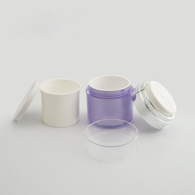 50gr Acryl Airless Pot Fles Met Vervangbare Liner voor Cosmetische Huidverzorgingscrème en Make-up met Plastic Dop