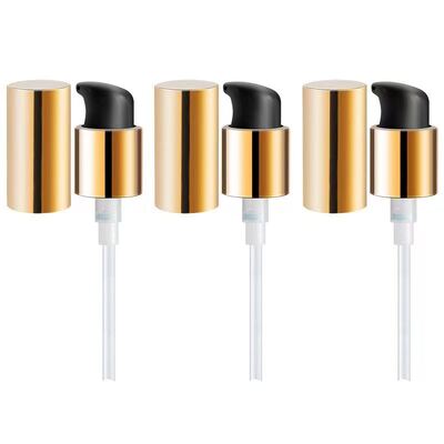 24 mm gladde PP-plastic vloeistofdispenser pomp Aluminium behandeling crème lotion pomp voor flessen voor verpakking