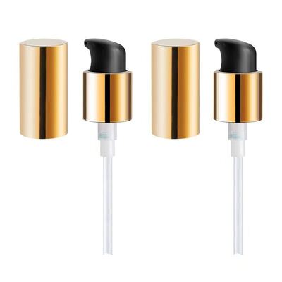 24 mm gladde PP-plastic vloeistofdispenser pomp Aluminium behandeling crème lotion pomp voor flessen voor verpakking