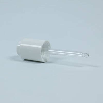 18mm 20mm 24mm Plastic Druppelpers met Aangepaste Glazen Buis voor Essentiële Olie Fles
