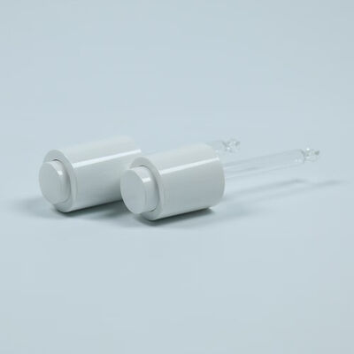 18mm 20mm 24mm Plastic Druppelpers met Aangepaste Glazen Buis voor Essentiële Olie Fles