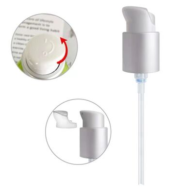 24/410 Plastic Cosmetic Foundation Treatment Cream Pump voor flessen Plastic huidverzorging verpakking met spuit voor flessen Industrieel verpakken