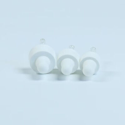 Huidverzorging Toepassing Siliconen Essentiële Olie Druppelkap met Glazen Buis 18mm 20mm