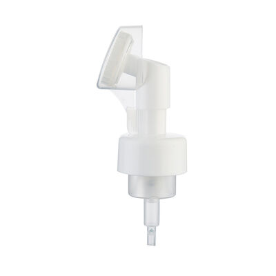 42mm 43mm Spring Inside Face Cleaning Tool Foam Pump met siliconen borstelkop