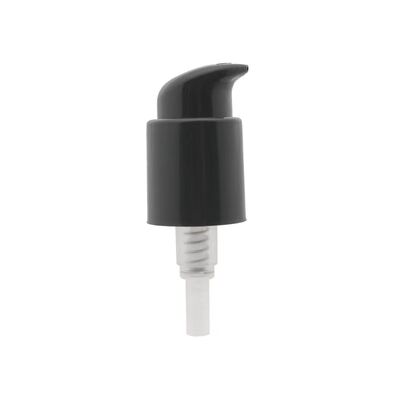Zwarte plastic behandeling dispenser pompkop voor cosmetische fundering en huidverzorgingslotion
