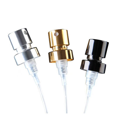 13mm 15mm 20mm Aluminum Gold Shiny Colored Black Curled Fine Mist Sprayer Perfume Spray Pump