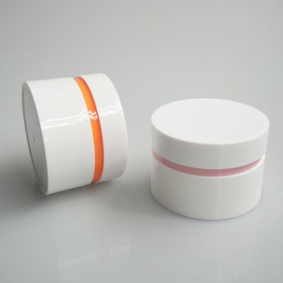 Cosmetische PP Crème Pot 120g 200g Met Lepel en Trekker Gasket Ondersteuning Maatwerk