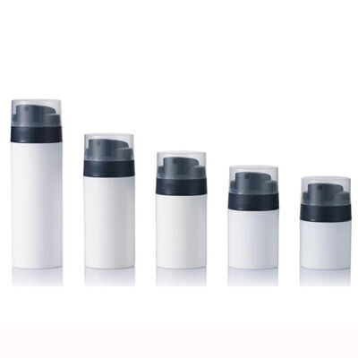 Populaire stijl 30 ml 50 ml 100 ml luchtloze pompfles met PP over cap