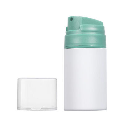 Populaire stijl 30 ml 50 ml 100 ml luchtloze pompfles met PP over cap
