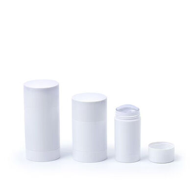 Cylindervormig 30g 50g 75g PP-deodorantfles voor make-uppakket