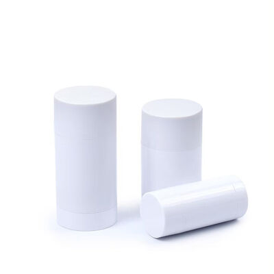 Cylindervormig 30g 50g 75g PP-deodorantfles voor make-uppakket