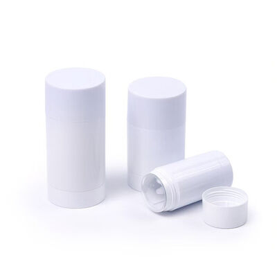 Cylindervormig 30g 50g 75g PP-deodorantfles voor make-uppakket