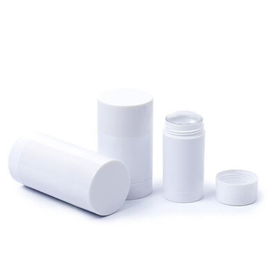 Cylindervormig 30g 50g 75g PP-deodorantfles voor make-uppakket
