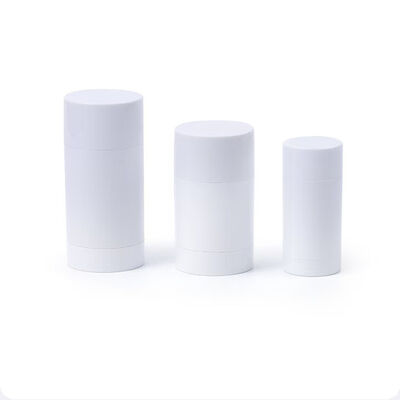 Cylindervormig 30g 50g 75g PP-deodorantfles voor make-uppakket